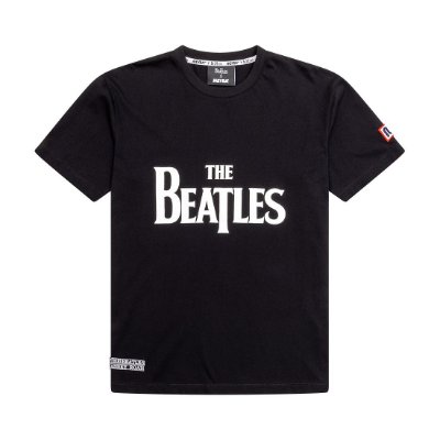 Meyba x The Beatles Training T-Shirt - Zwart Top Merken Winkel